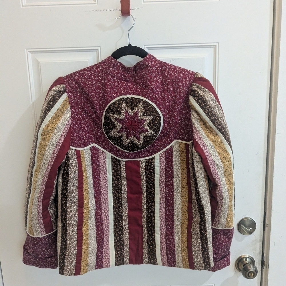 Vintage Handmade Quilt Coat